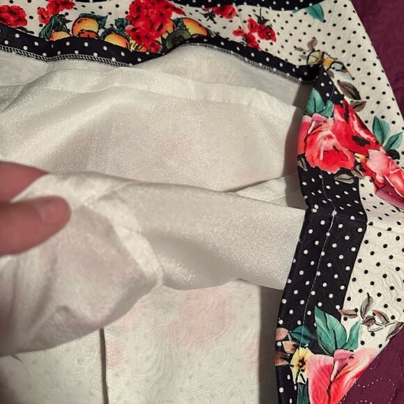 Stylewe Aofuli colorful flowers , polka dots & lemon dress -4XL- lined- NWT - Picture 13 of 13